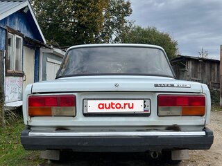 1997 Lada (ВАЗ) 2107, белый, 130000 рублей, вид 4