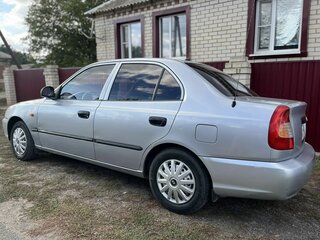 2007 Hyundai Accent ТагАЗ II, серебристый, 390000 рублей, вид 4