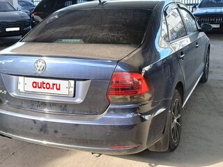 2017 Volkswagen Polo V Рестайлинг, синий, 760000 рублей, вид 3