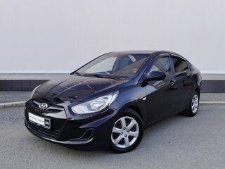 2011 Hyundai Solaris I, чёрный, 559000 рублей, вид 1