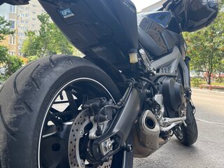 2015 Yamaha MT-09 (FZ-09), фиолетовый, 740000 рублей, вид 3