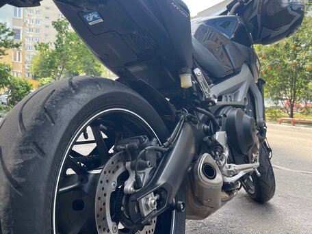 2015 Yamaha MT-09 (FZ-09), фиолетовый, 740000 рублей, вид 3