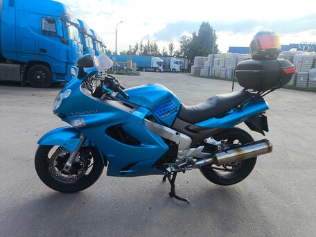 2005 Kawasaki ZZR 1200, синий, 400000 рублей, вид 3