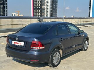 2016 Volkswagen Polo V Рестайлинг, синий, 830000 рублей, вид 5