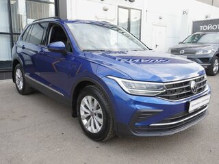 2021 Volkswagen Tiguan II Рестайлинг, синий, 2680000 рублей, вид 3