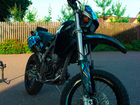 2005 Kawasaki KLX 250, чёрный, 310000 рублей, вид 1