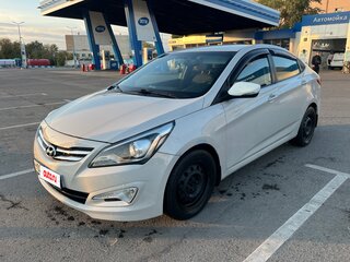 2016 Hyundai Solaris I Рестайлинг, белый, 685000 рублей, вид 1
