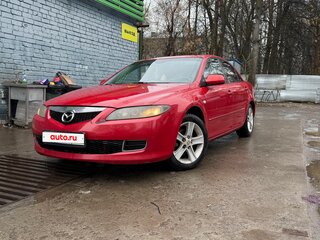 2005 Mazda 6 I (GG) Рестайлинг, красный, 280000 рублей, вид 2