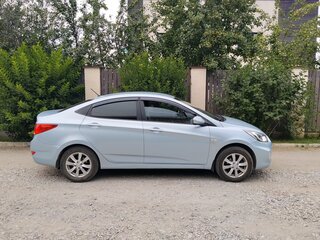 2012 Hyundai Solaris I, голубой, 900000 рублей, вид 1