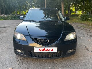 2008 Mazda 3 I (BK) Рестайлинг, чёрный, 430000 рублей, вид 2