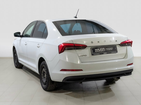 2021 Skoda Rapid II, белый - вид 6