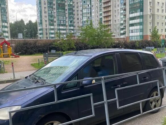 2005 Ford C-MAX I, синий - вид 4
