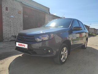 2019 Lada (ВАЗ) Granta I Рестайлинг, серебристый, 600000 рублей, вид 2