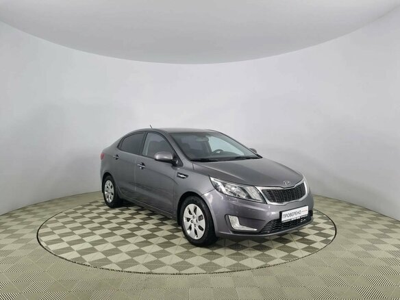 2012 Kia Rio 4-speed III, серый, 739000 рублей - вид 2