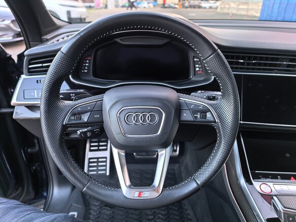 2020 Audi SQ7 I (4M) Рестайлинг, синий - вид 15