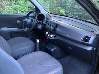 2006 Nissan Micra III (K12), чёрный, 290000 рублей, вид 3