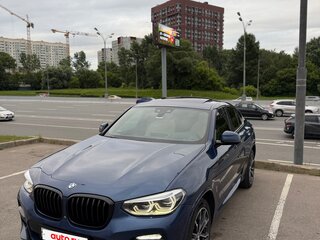 2021 BMW X4 M40d II (G02), синий, 5200000 рублей, вид 2