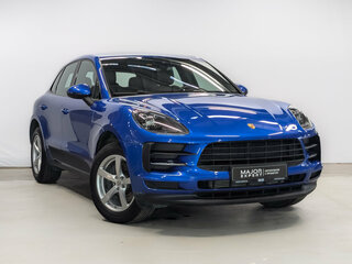 2021 Porsche Macan I Рестайлинг, синий, 4150000 рублей, вид 3