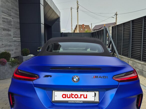 2021 BMW Z4 M40i III (G29), синий, 5950000 рублей - вид 21