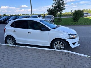 2010 Volkswagen Polo V, белый, 430000 рублей, вид 4