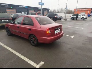 2006 Hyundai Accent ТагАЗ II, красный, 340000 рублей, вид 5