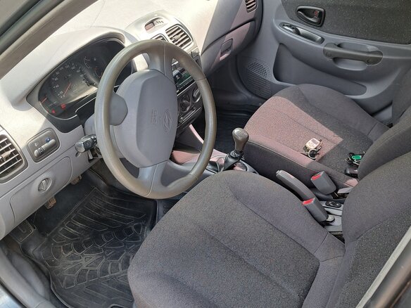 2006 Hyundai Accent ТагАЗ II, серый, 400000 рублей - вид 7