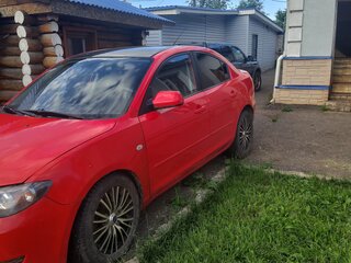2006 Mazda 3 I (BK) Рестайлинг, красный, 310000 рублей, вид 4