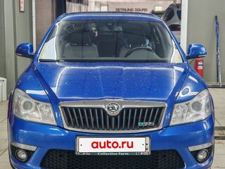 2010 Skoda Octavia RS II Рестайлинг, синий, 975000 рублей, вид 1