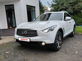 2012 Infiniti FX30d II (S51) Рестайлинг, белый, 1500000 рублей, вид 4