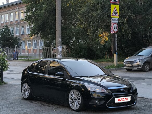 2008 Ford Focus II, чёрный