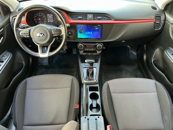 2021 Kia Rio X IV Рестайлинг, чёрный, 1619000 рублей - вид 9