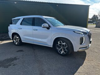 2021 Hyundai Palisade I, белый, 4000000 рублей, вид 3