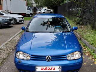 2002 Volkswagen Golf IV, синий, 380000 рублей, вид 2