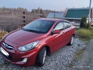 2012 Hyundai Solaris I, красный, 750000 рублей, вид 1