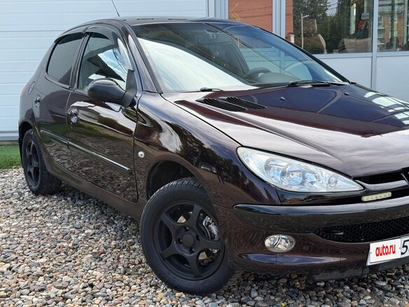 2007 Peugeot 206, чёрный - вид 3