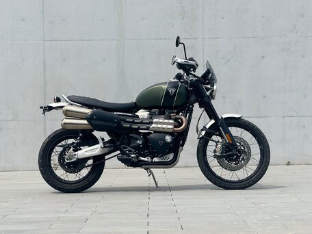 2022 Triumph Scrambler, зелёный, 1177200 рублей, вид 2