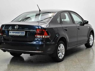 2015 Volkswagen Polo V Рестайлинг, синий, 1255000 рублей, вид 4