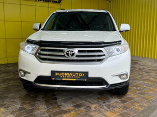 2013 Toyota Highlander II (XU40) Рестайлинг, белый, 1699000 рублей, вид 2