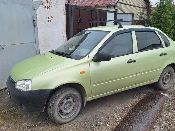 2006 Lada (ВАЗ) Kalina I, зелёный, 150000 рублей - вид 5