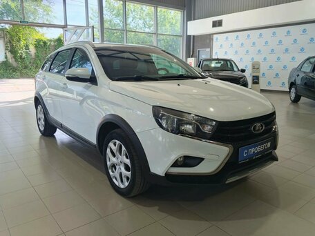 2018 Lada (ВАЗ) Vesta SW I, белый, 920000 рублей, вид 3