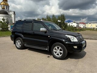 2006 Toyota Land Cruiser Prado 120 Series, чёрный, 1450000 рублей, вид 4