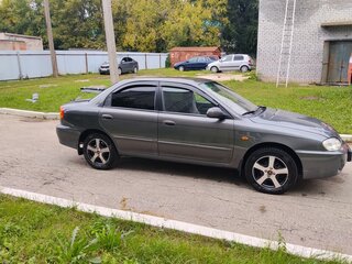 2006 Kia Spectra I Рестайлинг 2, серый, 350000 рублей, вид 3