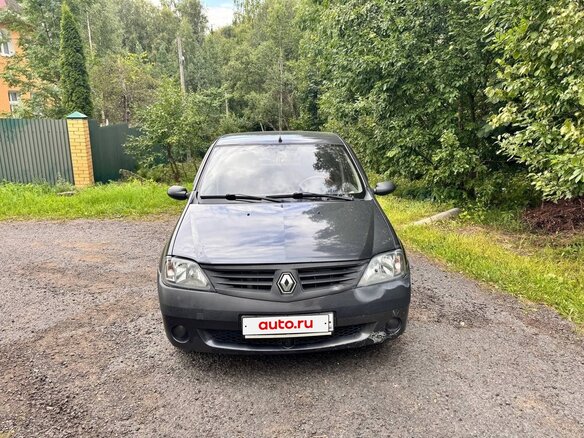 2008 Renault Logan I, серый, 340000 рублей