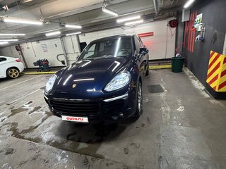2014 Porsche Cayenne S II Рестайлинг (958), синий, 3600000 рублей, вид 3
