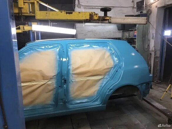 1993 Volkswagen Golf III, голубой, 440000 рублей - вид 5