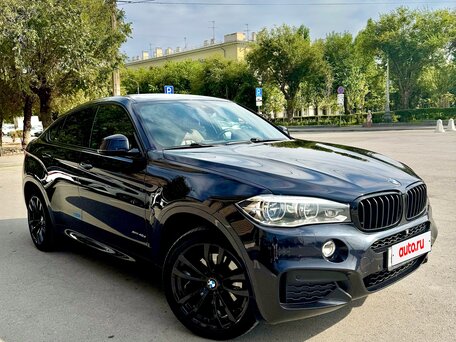2016 BMW X6 40d II (F16), синий, 3250000 рублей, вид 1