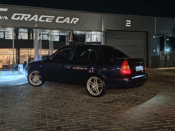 2008 Hyundai Accent ТагАЗ II, синий, 520000 рублей - вид 37