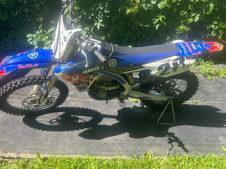 2016 Yamaha YZ450F, синий, 365000 рублей, вид 3