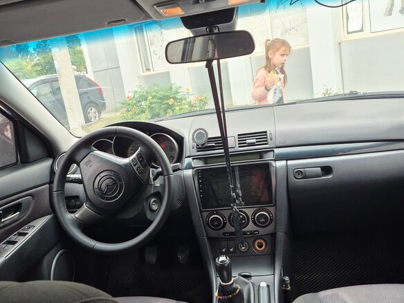2007 Mazda 3 I (BK) Рестайлинг, синий, 525000 рублей - вид 6
