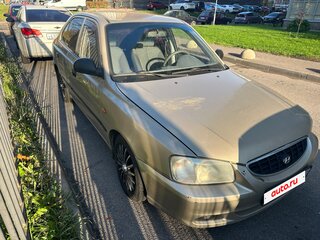 2005 Hyundai Accent ТагАЗ II, бежевый, 170000 рублей, вид 4
